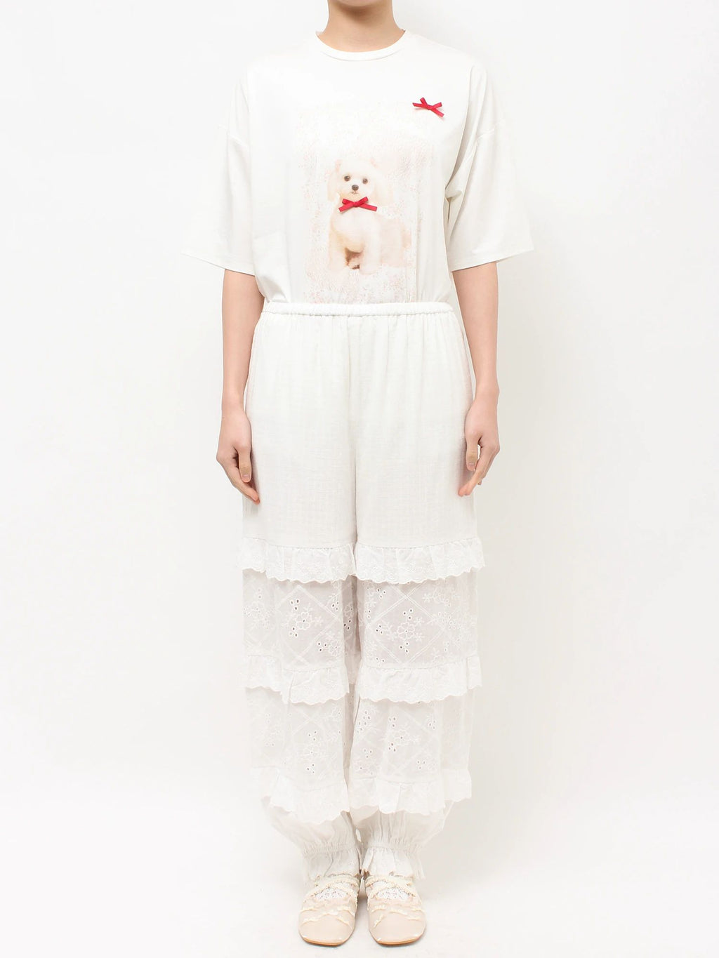 merry jenny｜Lace Aladdin Pants