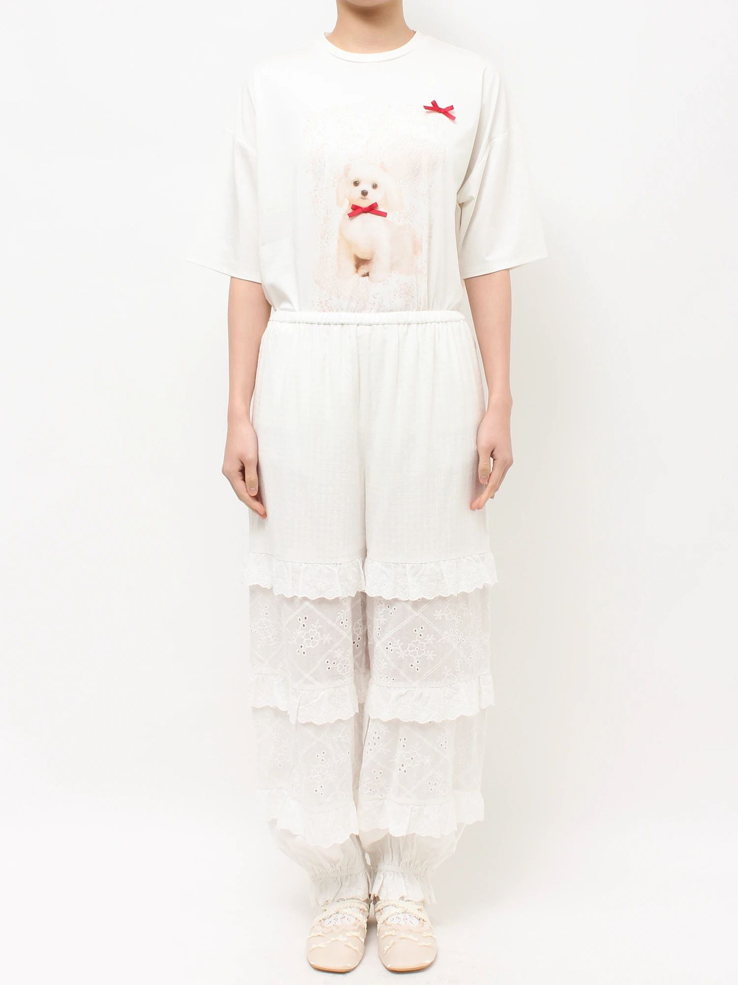 merry jenny｜Lace Aladdin Pants