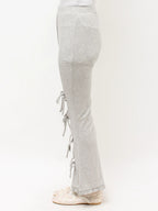 merry jenny｜Front Ribbon Ribbed Pants
