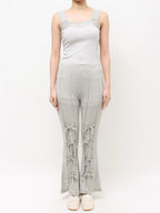 merry jenny｜Front Ribbon Ribbed Pants