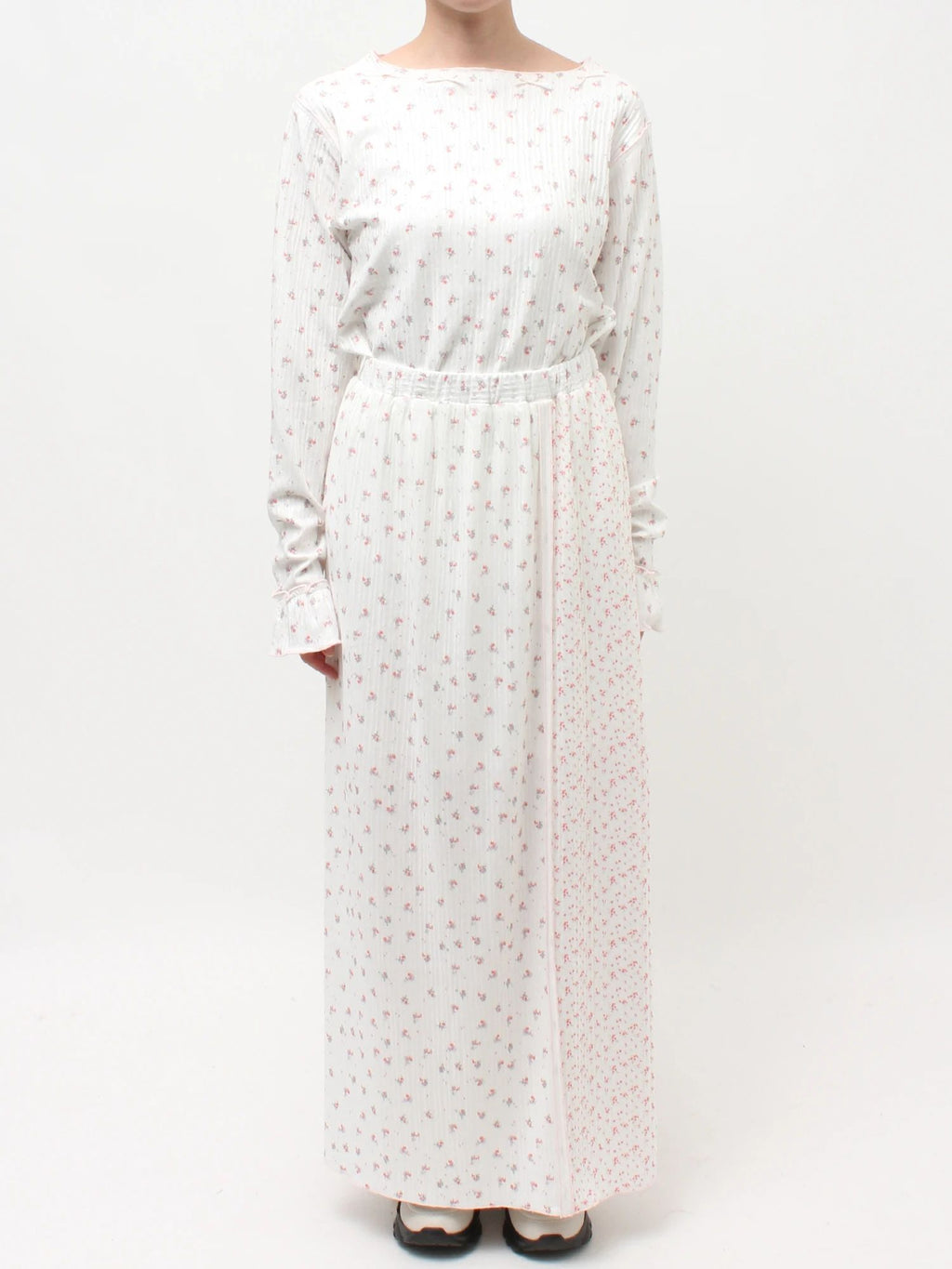 merry jenny｜Mix Flower Mellow Skirt