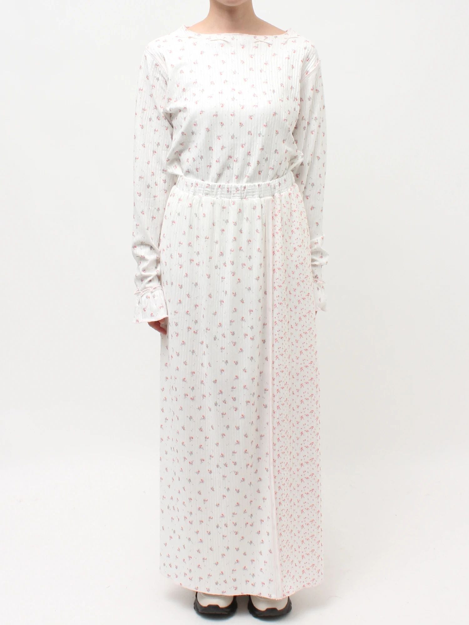 merry jenny｜Mix Flower Mellow Skirt