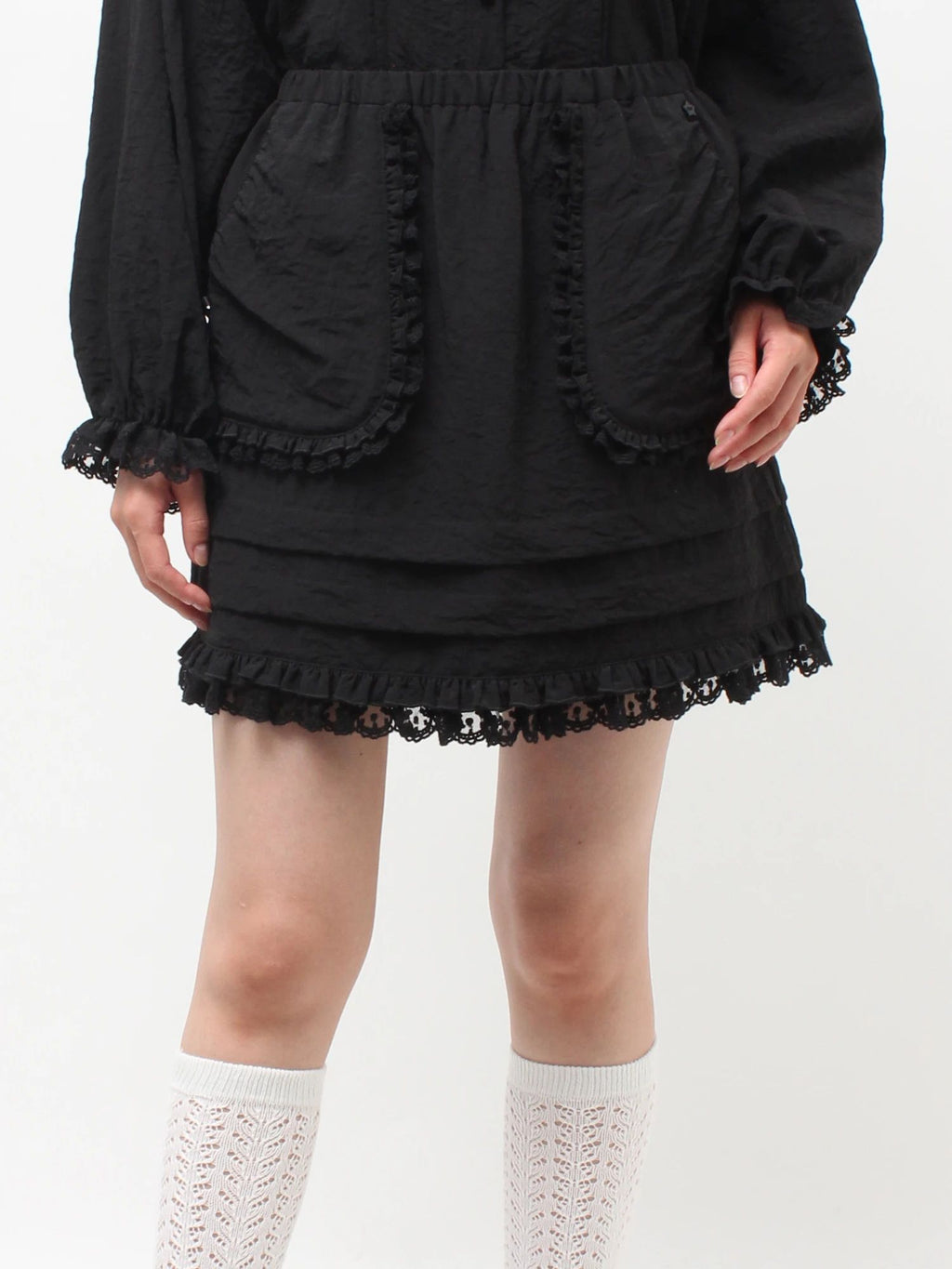 merry jenny｜Sugar Frill Mini Skirt