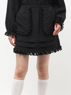 merry jenny｜Sugar Frill Mini Skirt