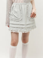merry jenny｜Sugar Frill Mini Skirt