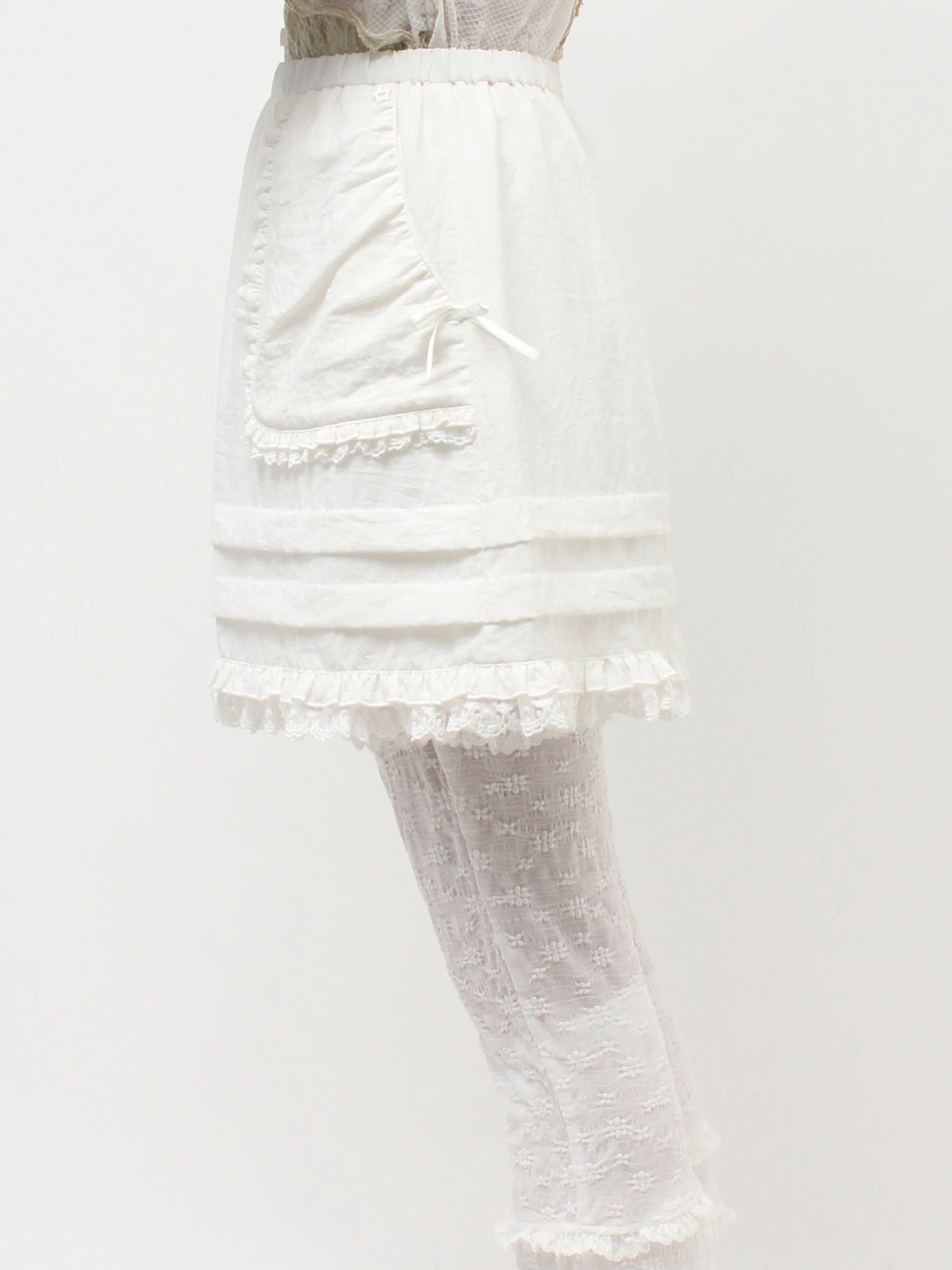 merry jenny｜Sugar Frill Mini Skirt