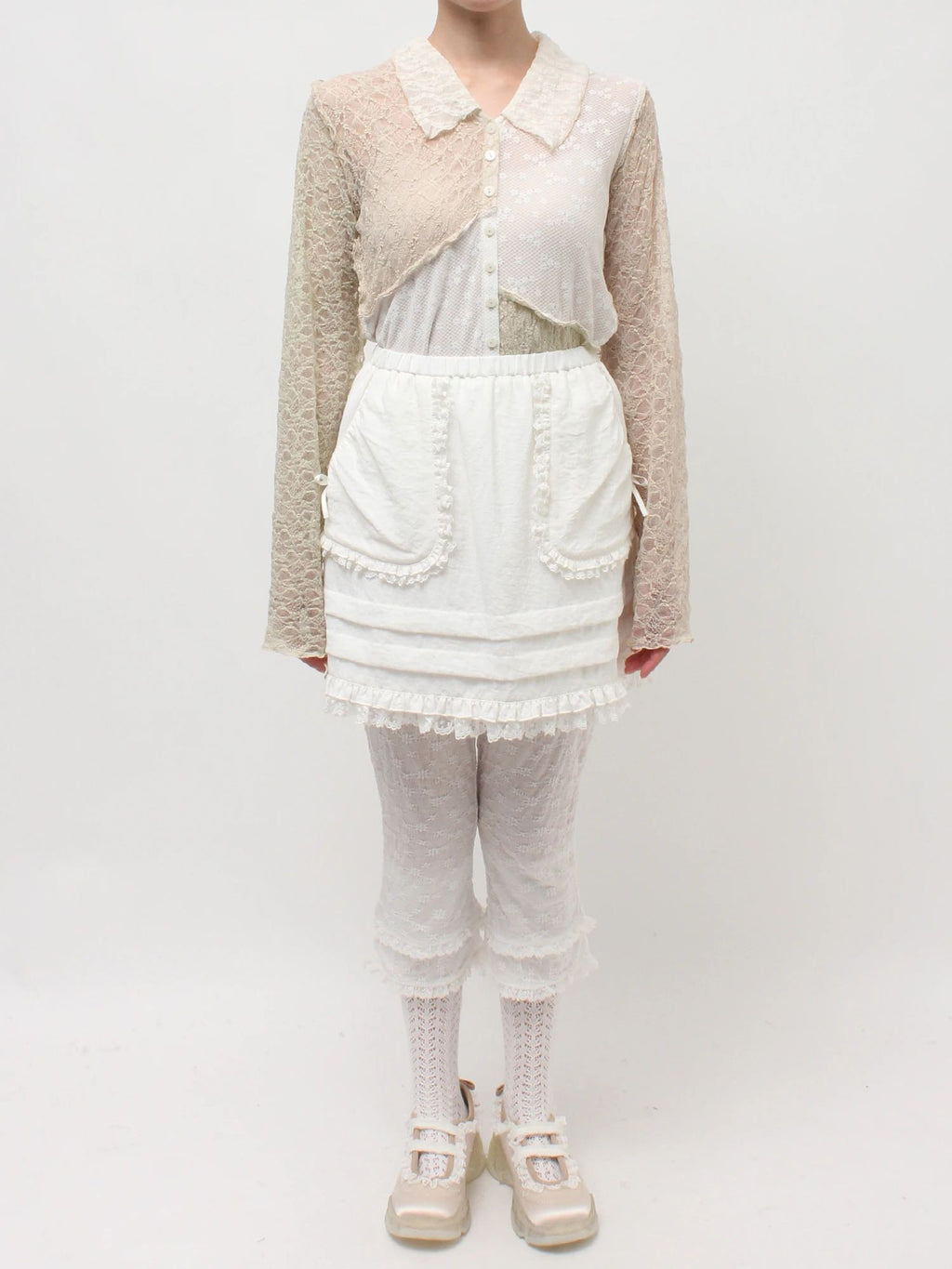 merry jenny｜Sugar Frill Mini Skirt