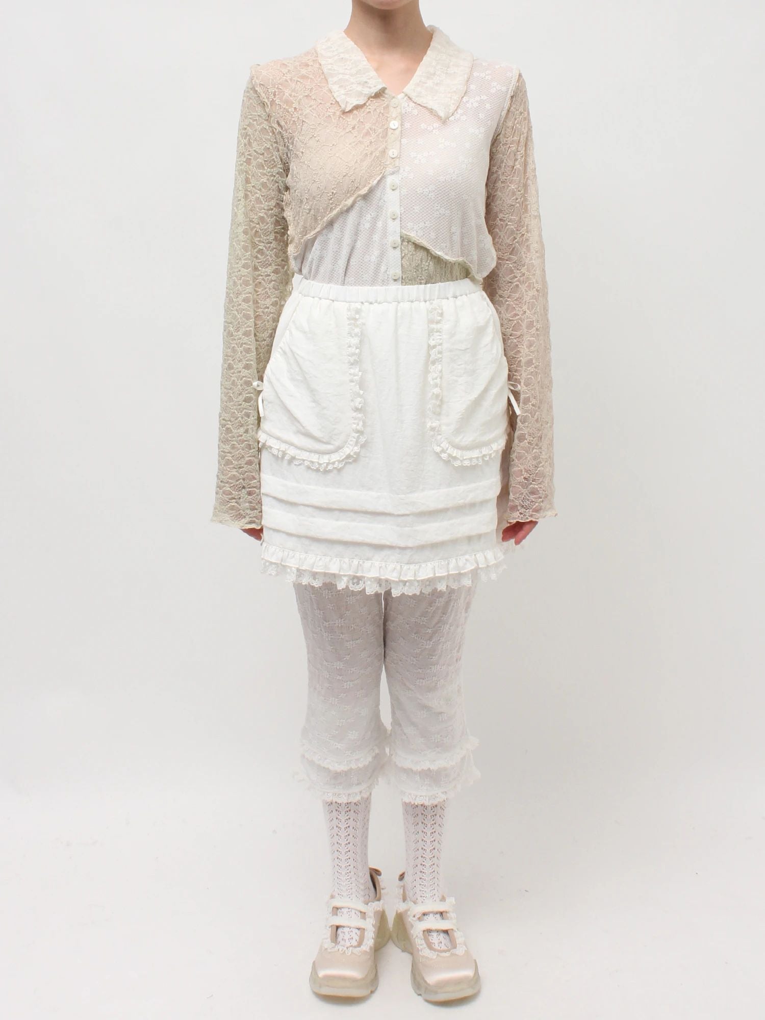 merry jenny｜Sugar Frill Mini Skirt