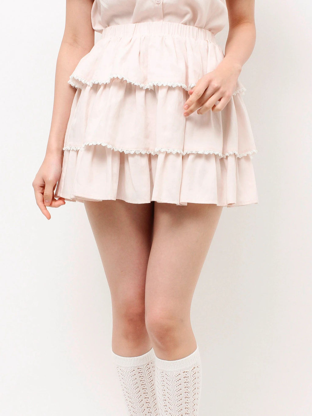 merry jenny｜Chiffon Frill Skirt