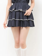 merry jenny｜Chiffon Frill Skirt