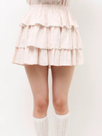 merry jenny｜Chiffon Frill Skirt