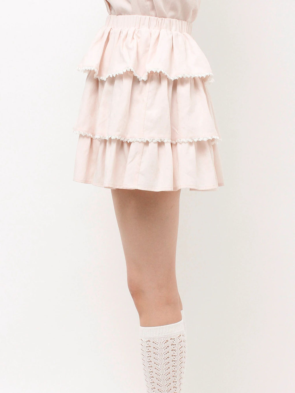 merry jenny｜Chiffon Frill Skirt