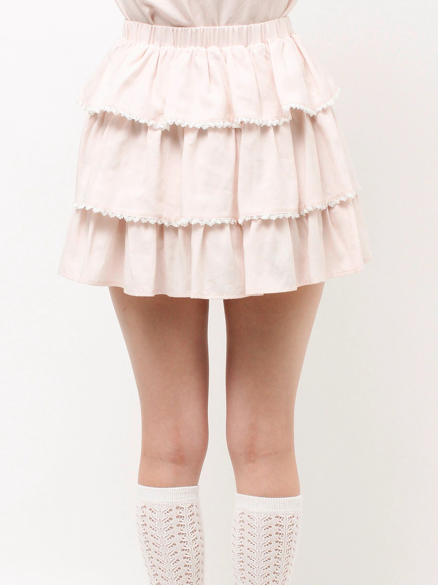 merry jenny｜Chiffon Frill Skirt