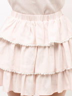 merry jenny｜Chiffon Frill Skirt