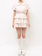 merry jenny｜Chiffon Frill Skirt