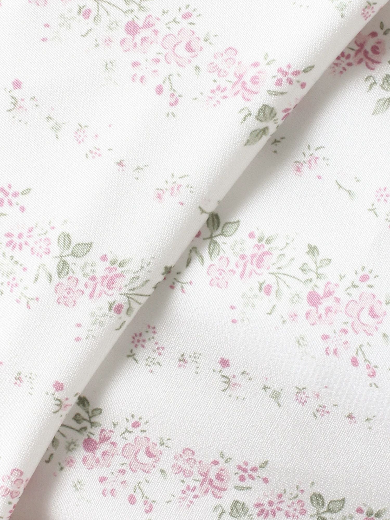 merry jenny｜Flower Satin Skirt