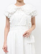 merry jenny｜Flower Frill 2-Way Detachable Collar