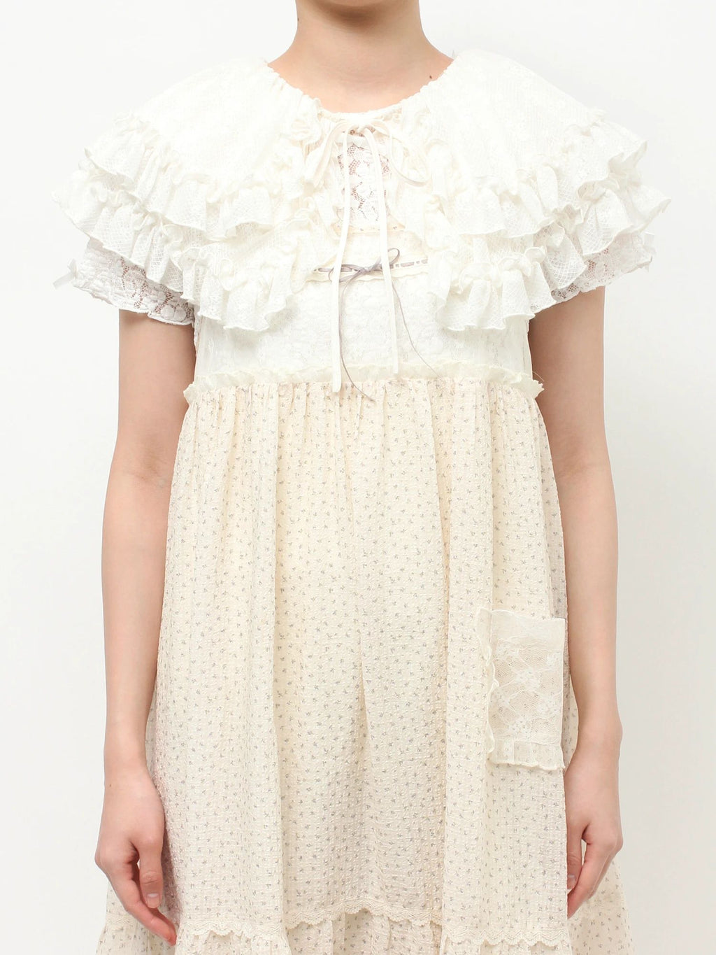 merry jenny｜Flower Frill 2-Way Detachable Collar