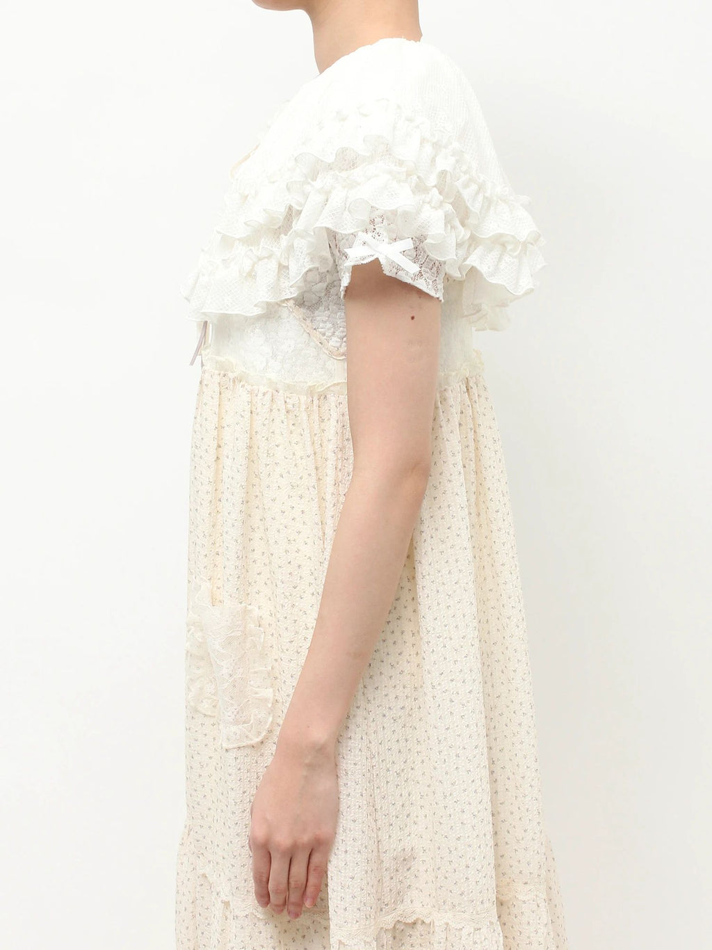 merry jenny｜Flower Frill 2-Way Detachable Collar