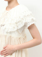 merry jenny｜Flower Frill 2-Way Detachable Collar