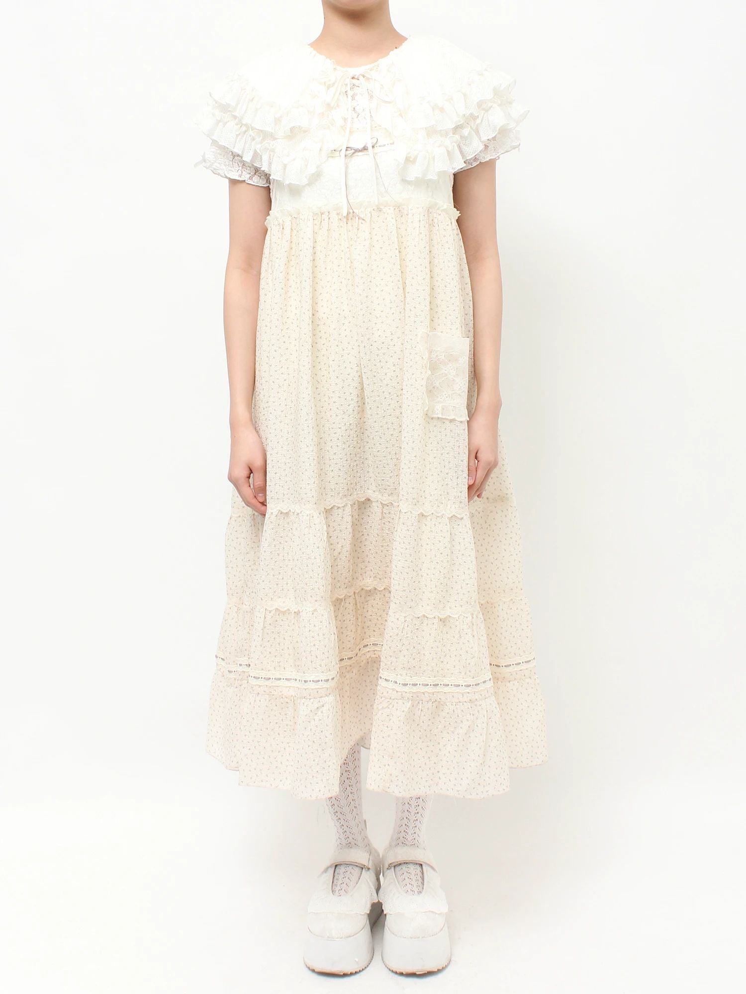merry jenny｜Flower Frill 2-Way Detachable Collar