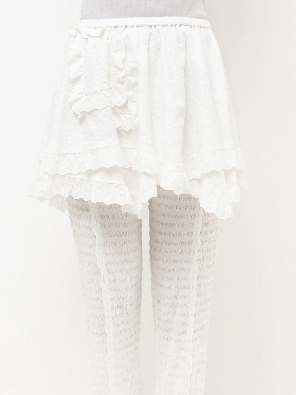 merry jenny｜Lace-Tiered Apron