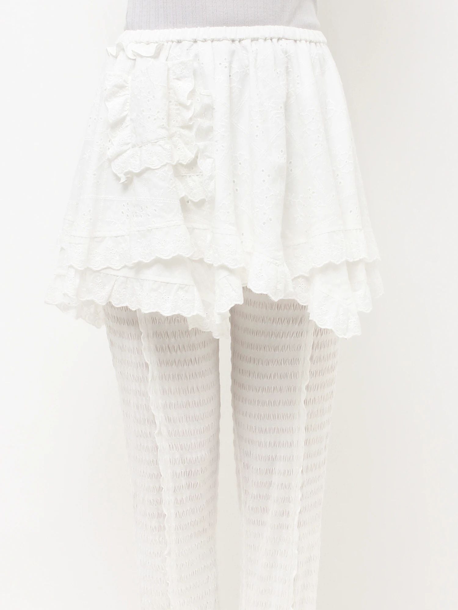 merry jenny｜Lace-Tiered Apron