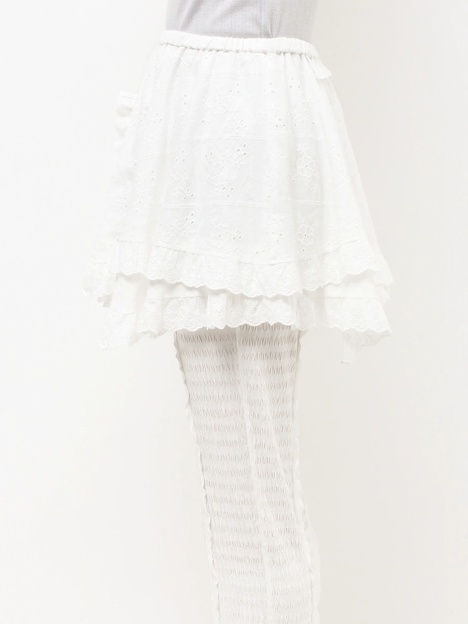 merry jenny｜Lace-Tiered Apron