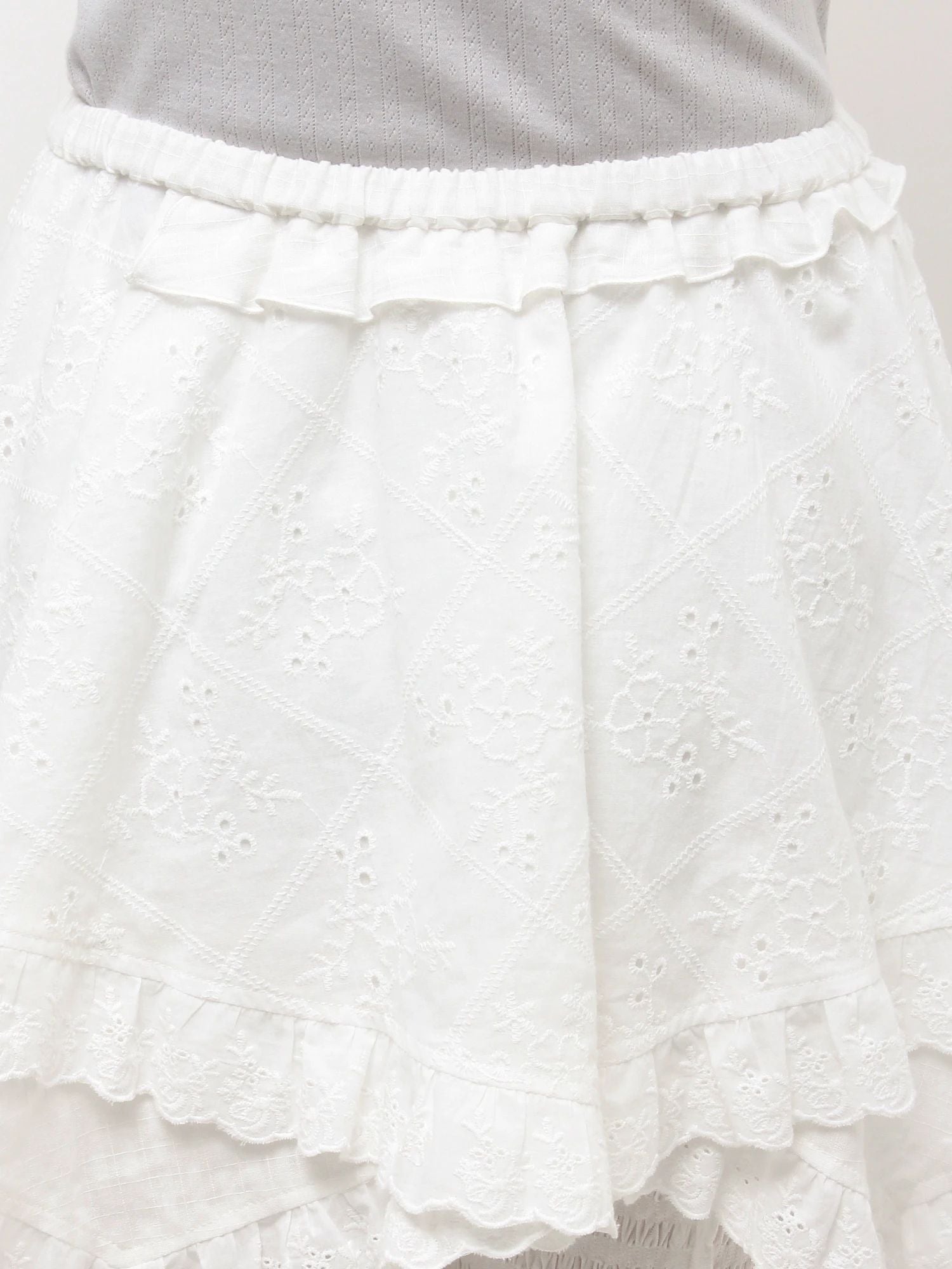 merry jenny｜Lace-Tiered Apron