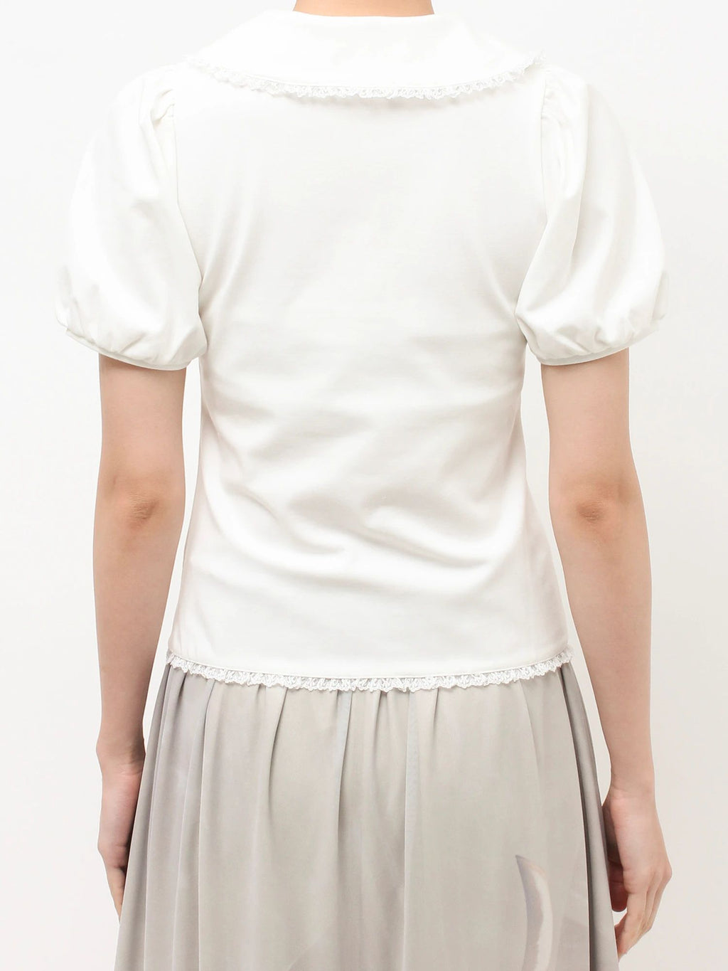 merry jenny｜Frilly Summer Polo Top