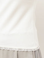 merry jenny｜Frilly Summer Polo Top