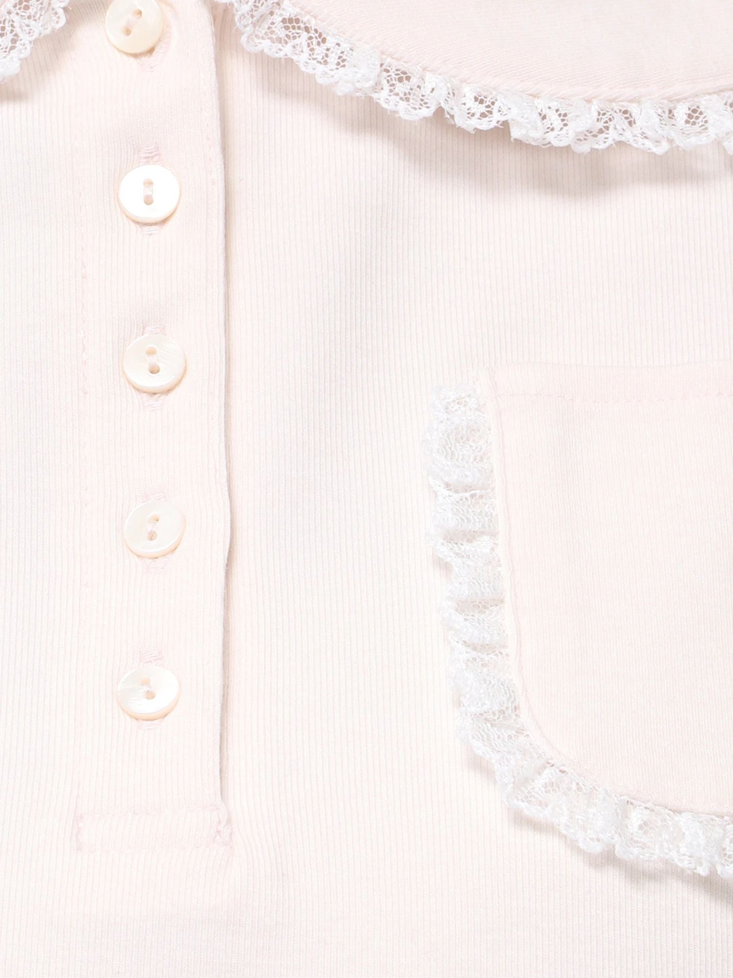 merry jenny｜Frilly Summer Polo Top