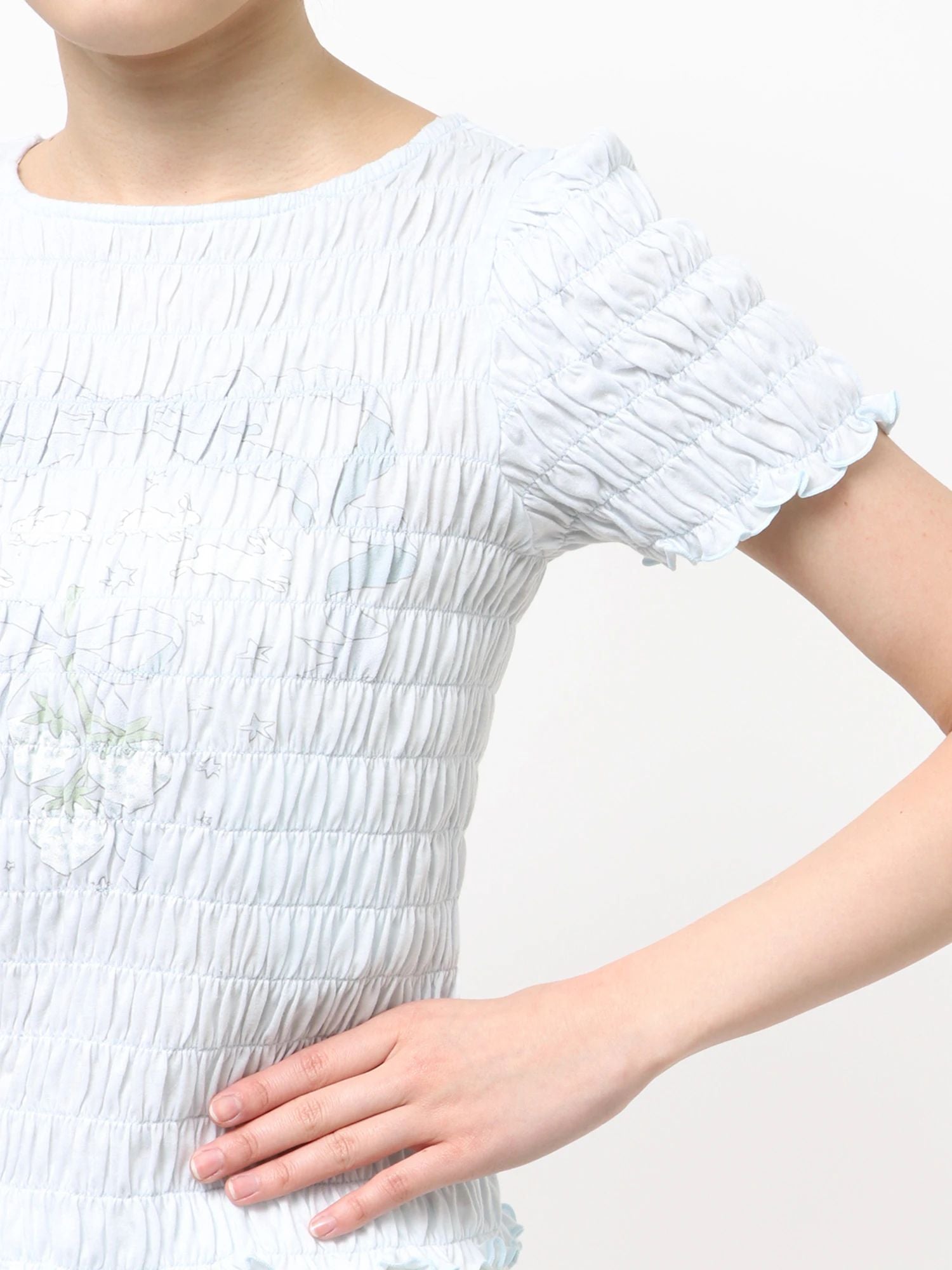 merry jenny｜Shirring Tee