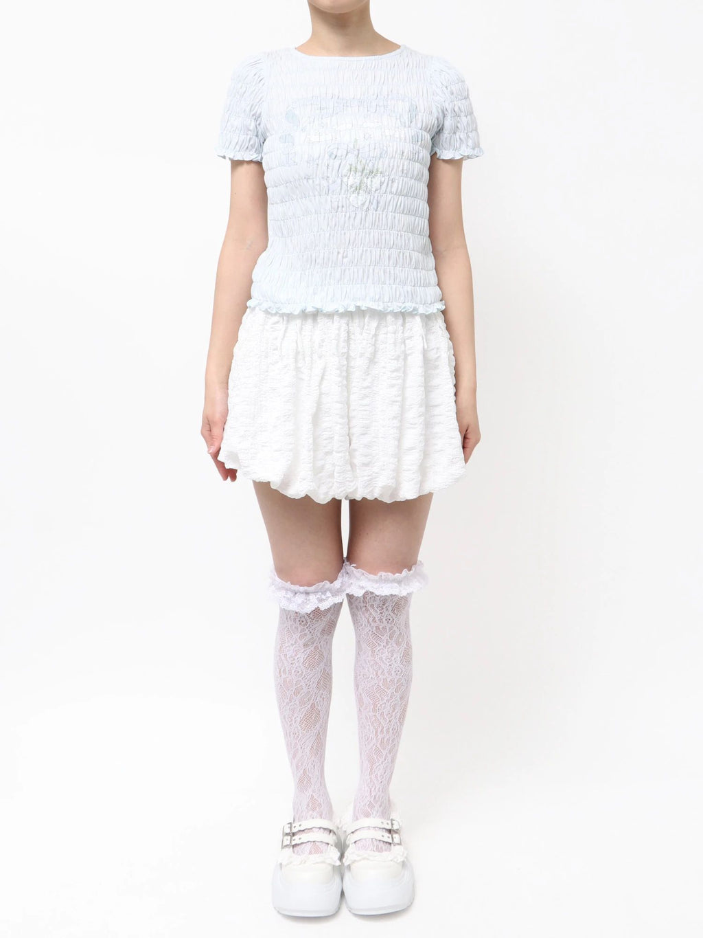 merry jenny｜Shirring Tee