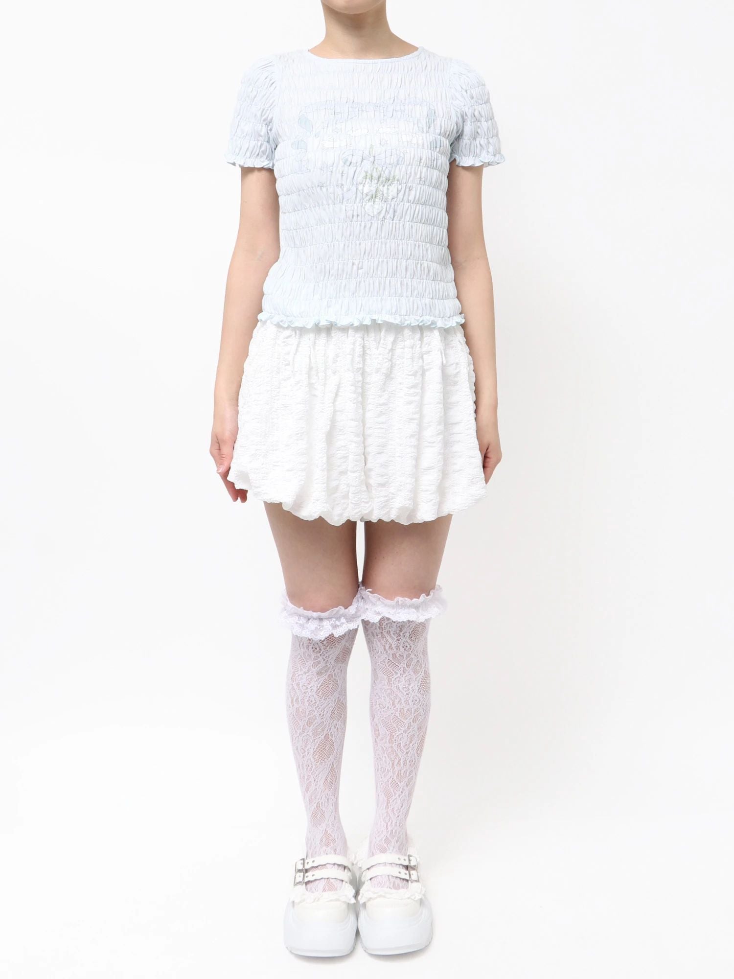 merry jenny｜Shirring Tee