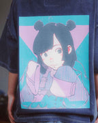 Over Print POP ART pigment Tee Ver15 GLOW IN THE DARK