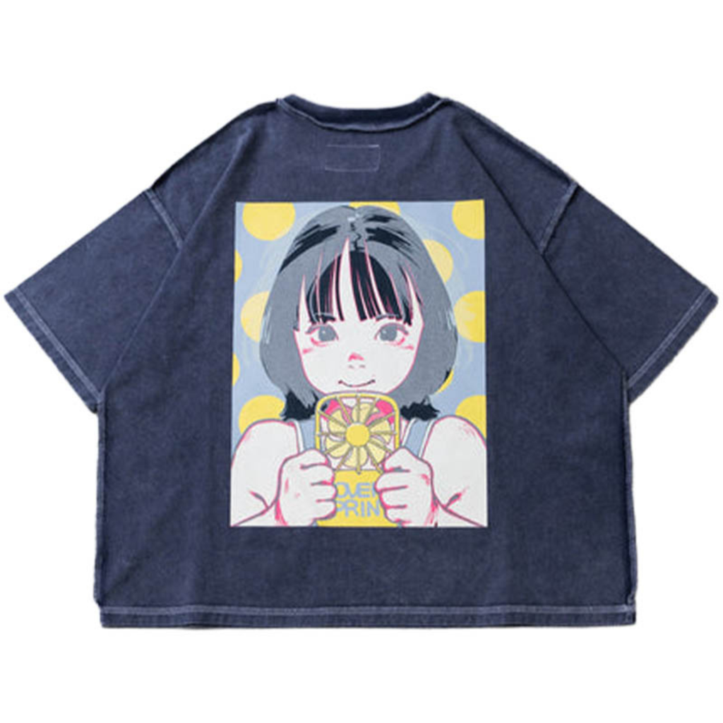 Over Print POP ART pigment Tee Ver13 GLOW IN THE DARK