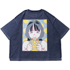 Over Print POP ART pigment Tee Ver13 GLOW IN THE DARK