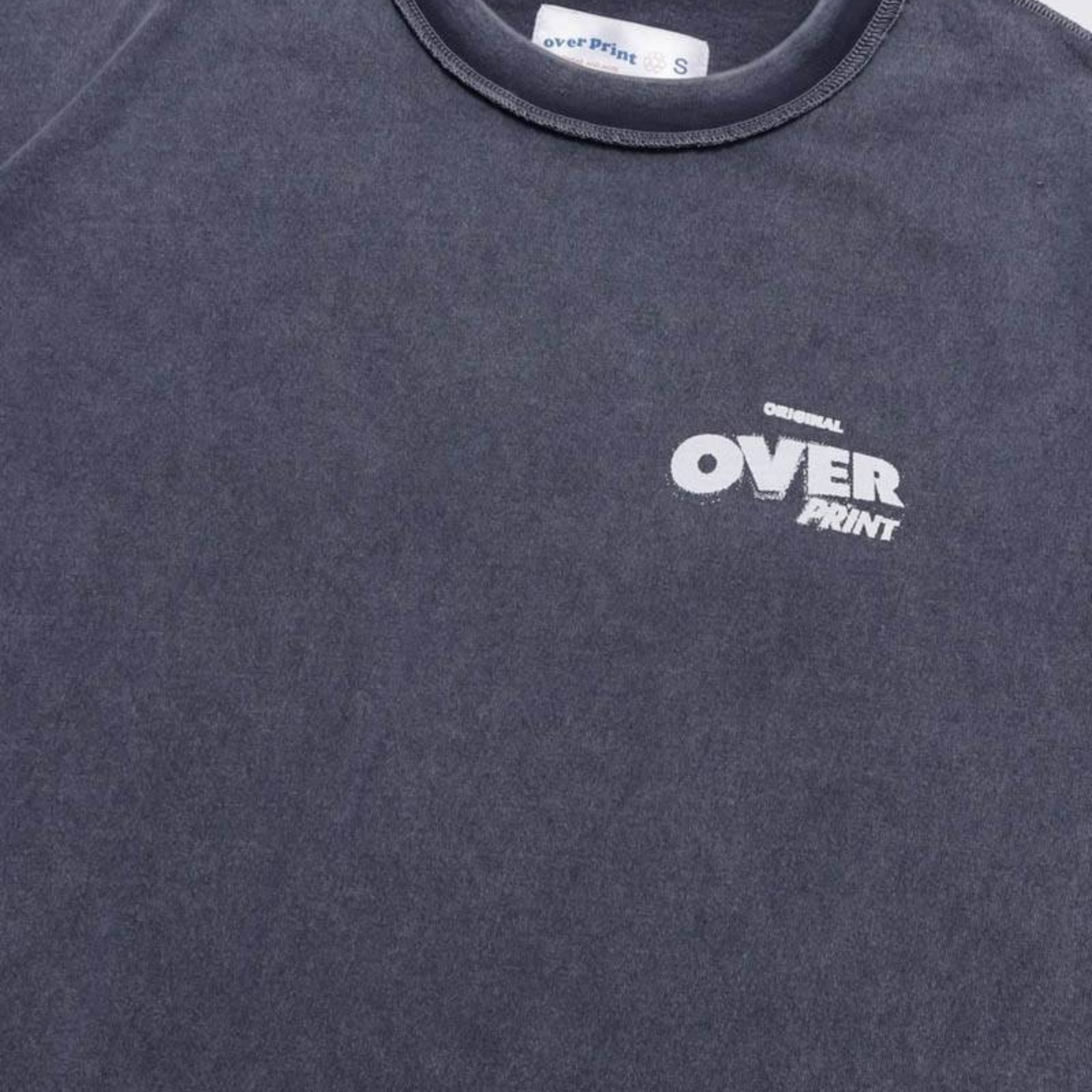 Over Print - POP ART pigment Tee Ver:17 GLOW IN THE DARK
