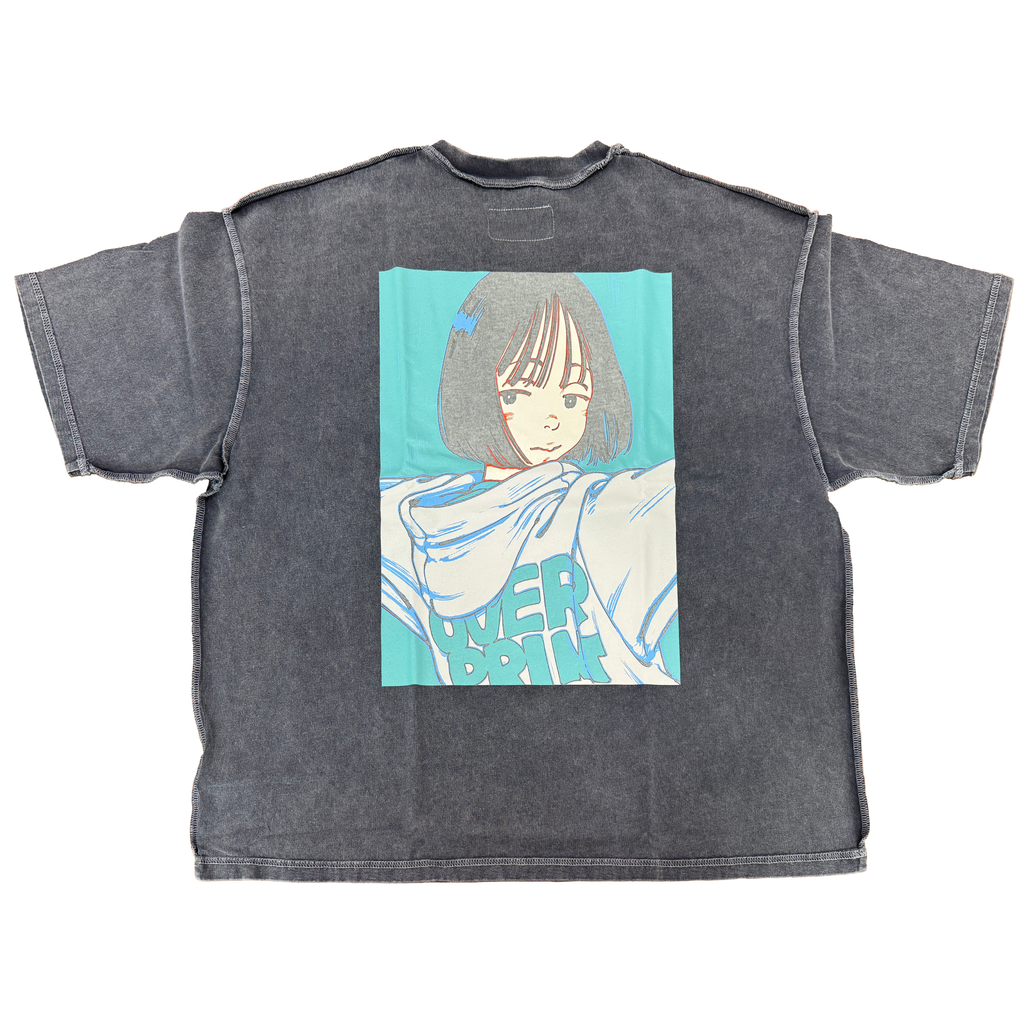 Over Print POP ART pigment Tee Ver20 GLOW IN THE DARK