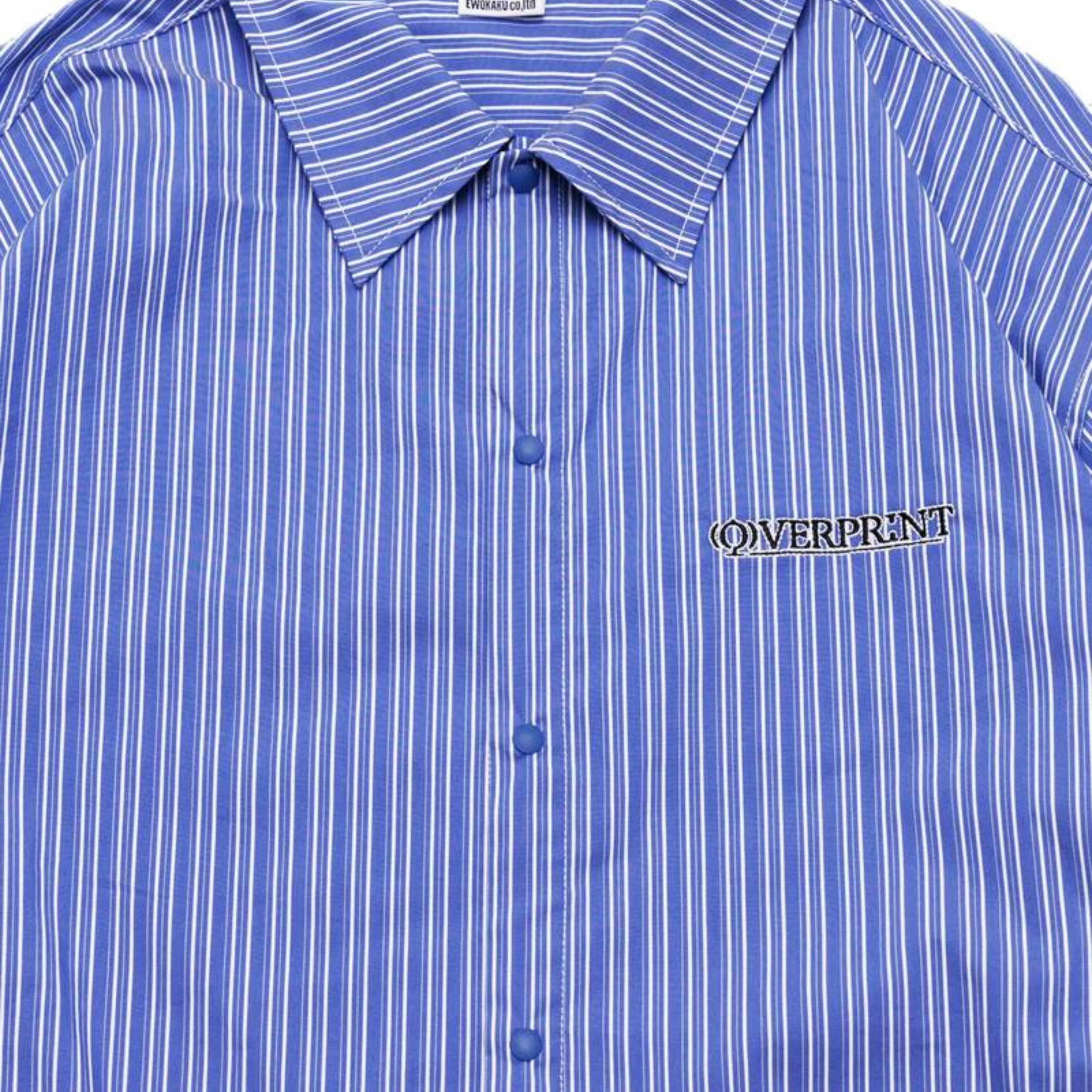 Over Print - STRIPE ARM ZIP SHIRTS