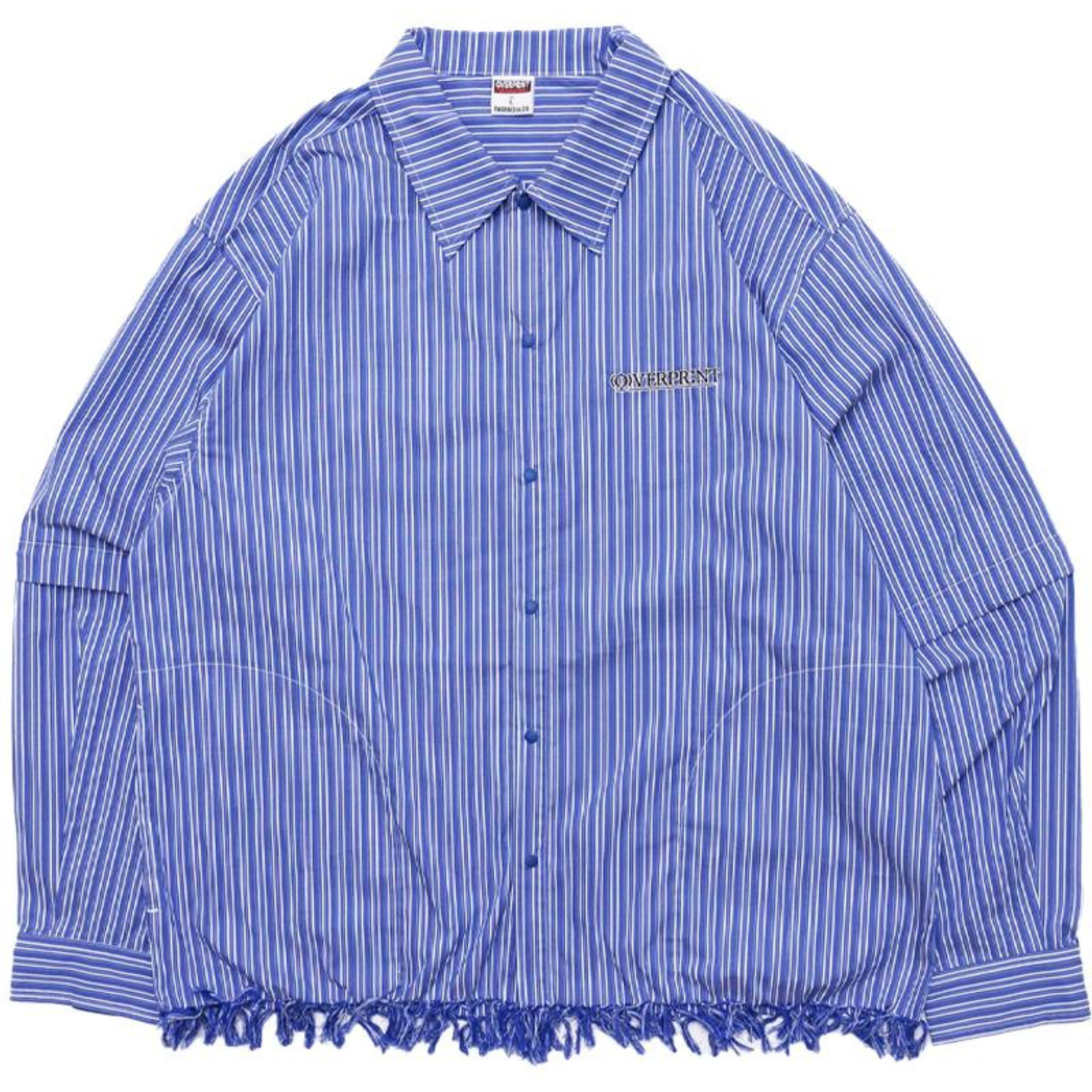 Over Print - STRIPE ARM ZIP SHIRTS