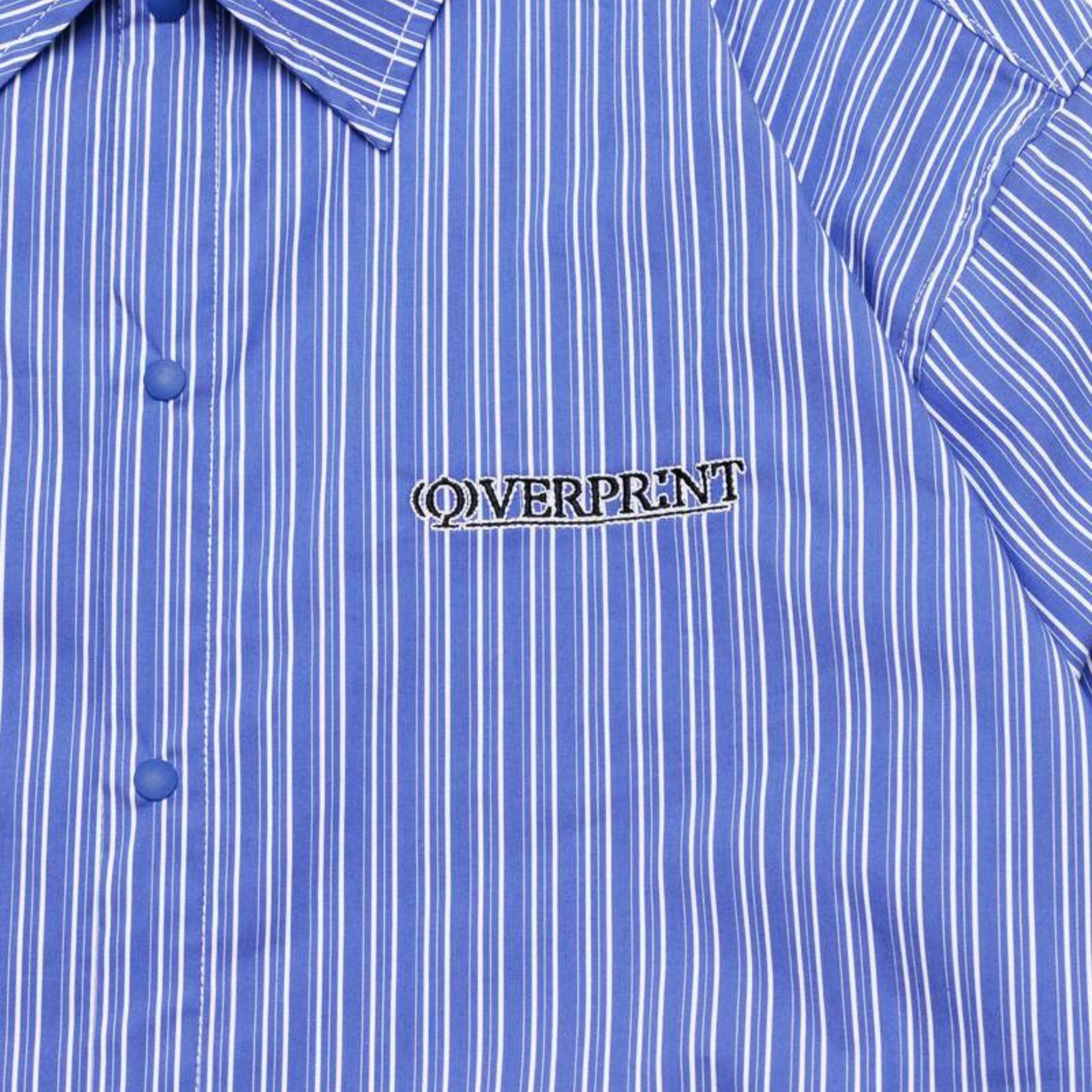 Over Print - STRIPE ARM ZIP SHIRTS