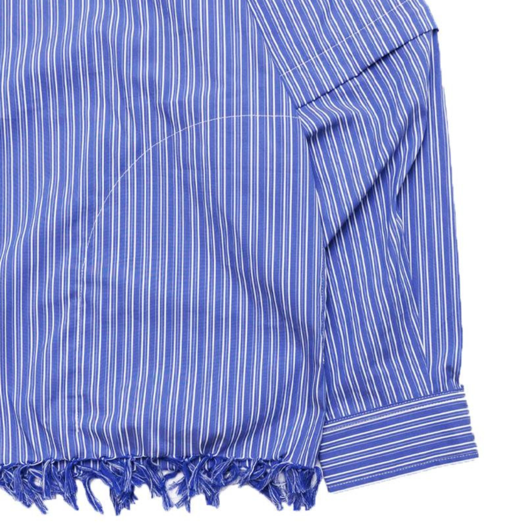 Over Print - STRIPE ARM ZIP SHIRTS