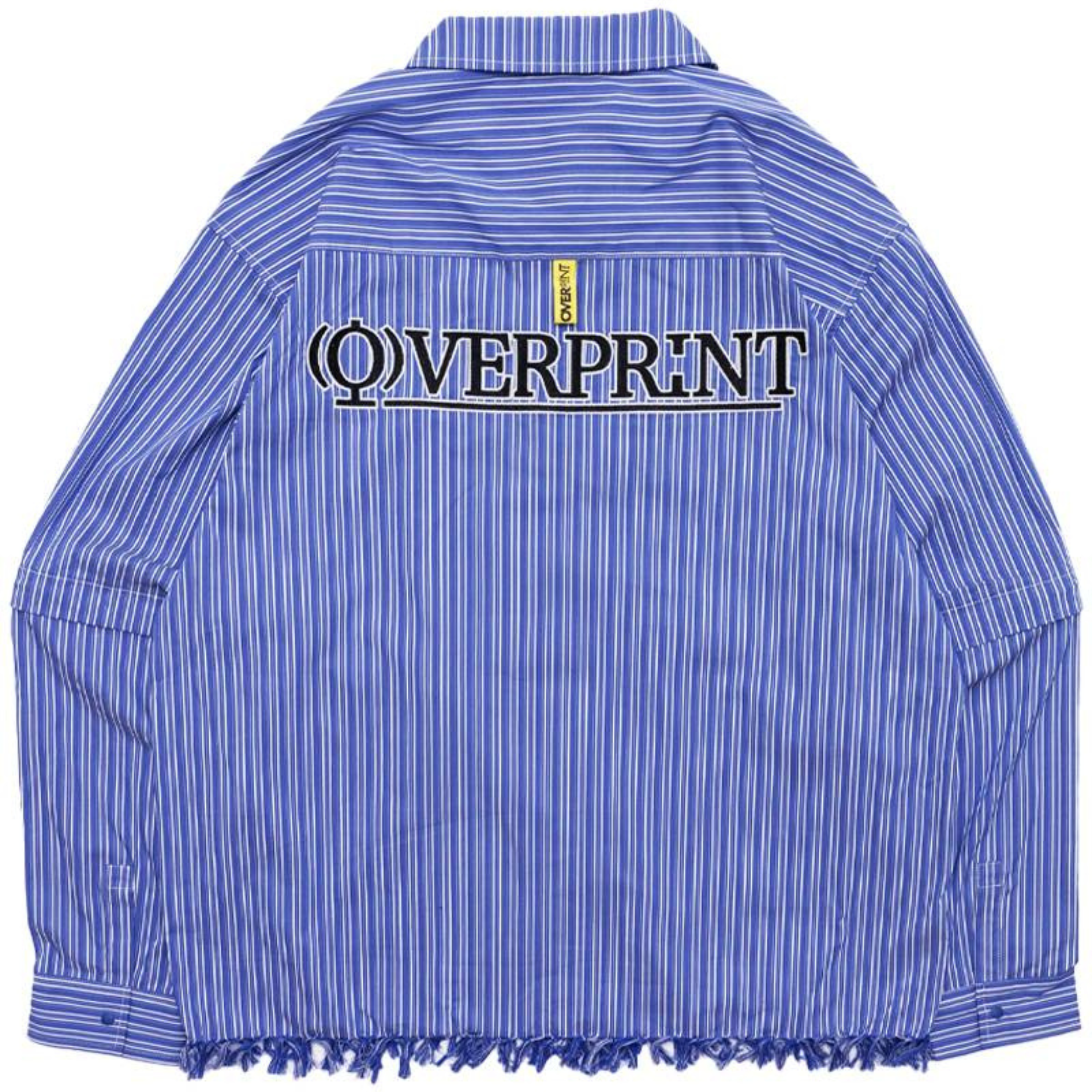 Over Print - STRIPE ARM ZIP SHIRTS