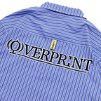 Over Print - STRIPE ARM ZIP SHIRTS