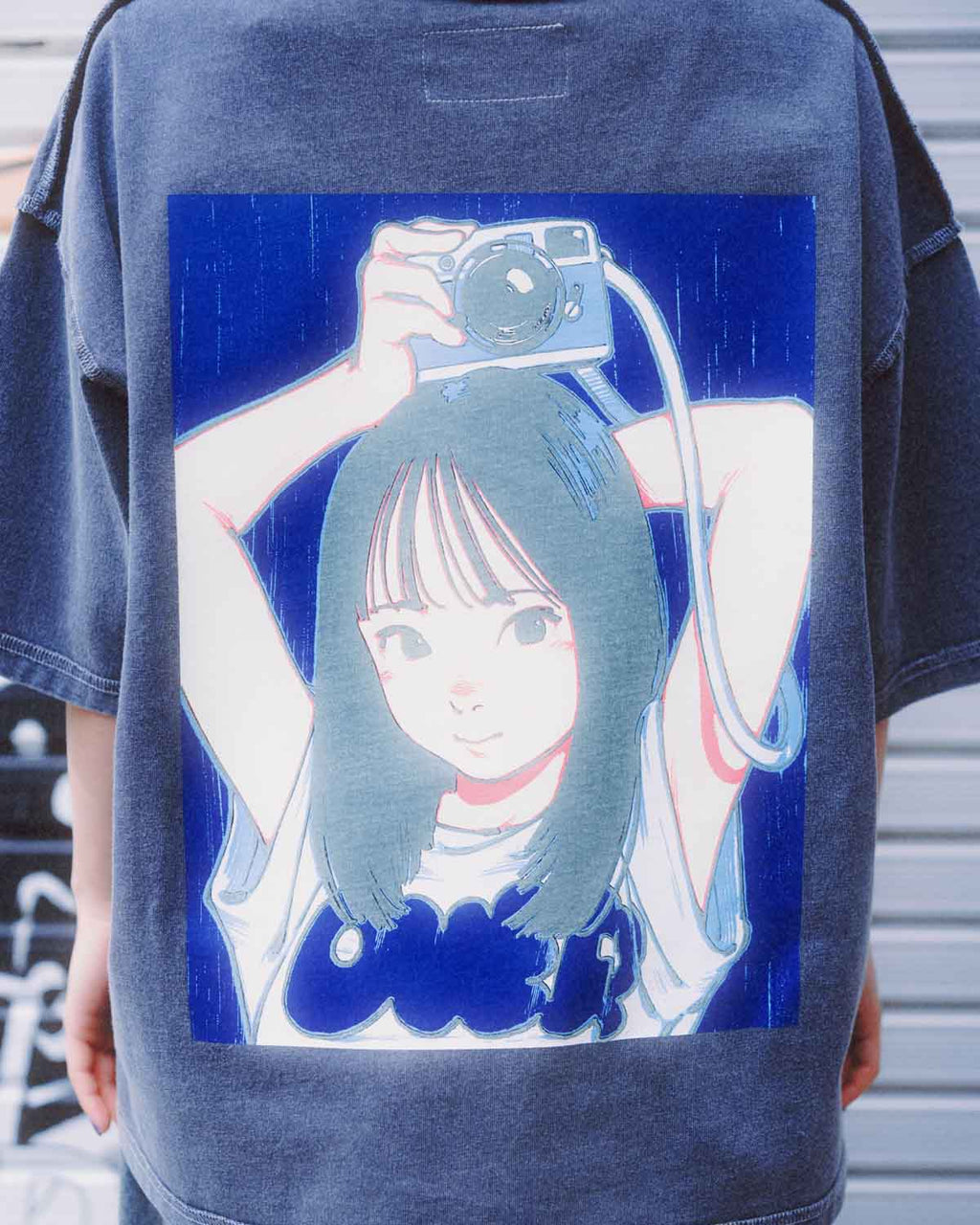 Over Print POP ART pigment Tee Ver14 GLOW IN THE DARK
