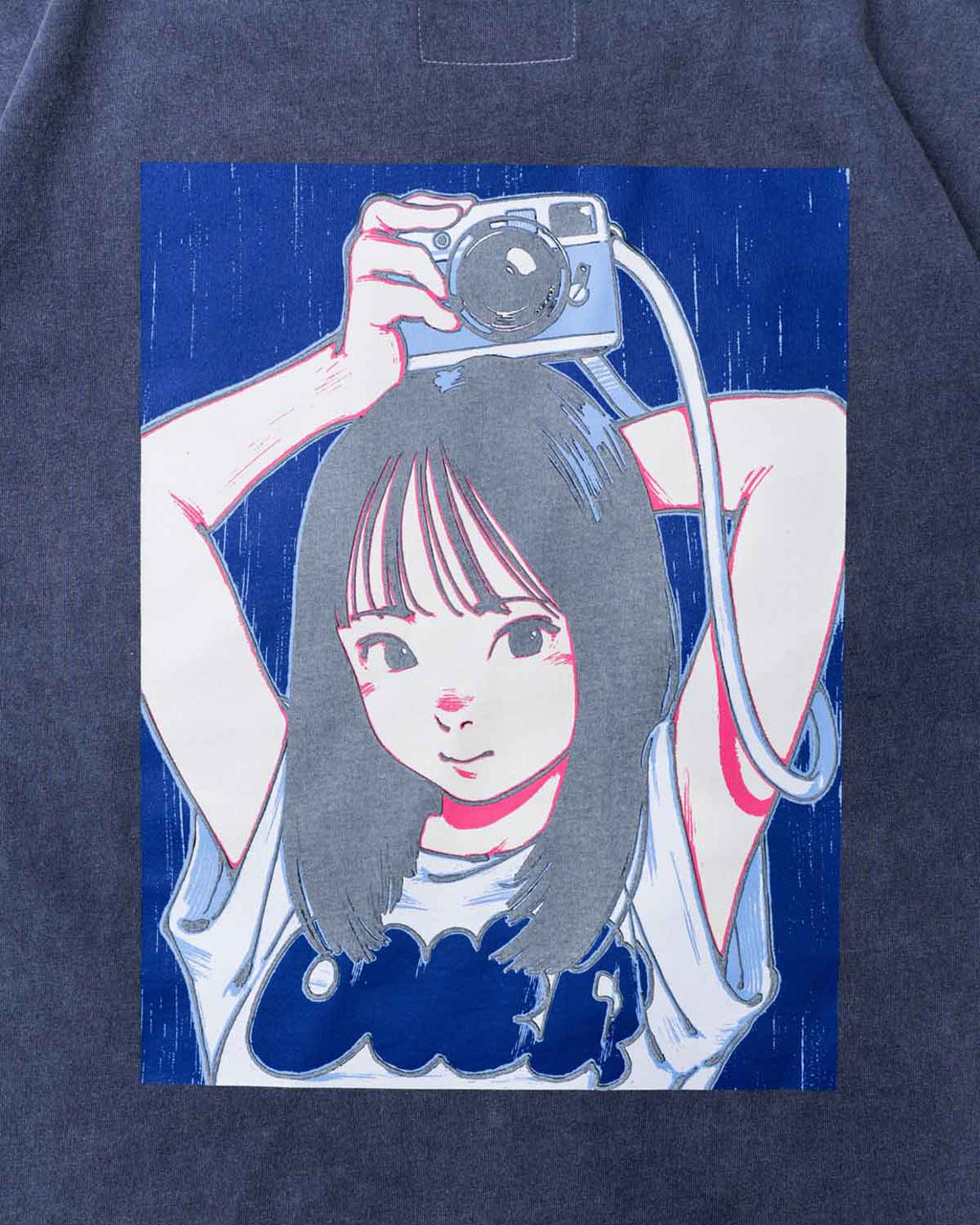 Over Print POP ART pigment Tee Ver14 GLOW IN THE DARK