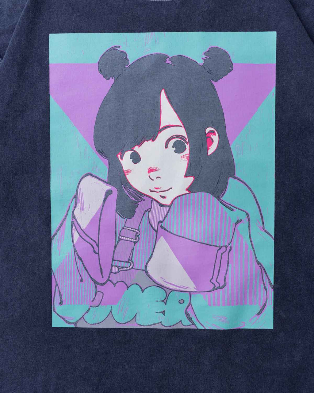 Over Print POP ART pigment Tee Ver15 GLOW IN THE DARK