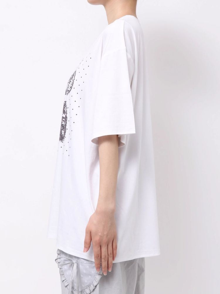 merry jenny｜Pindot Cat Tee